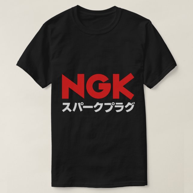 T-shirt bouchons d'étincelles NGK (Design devant)