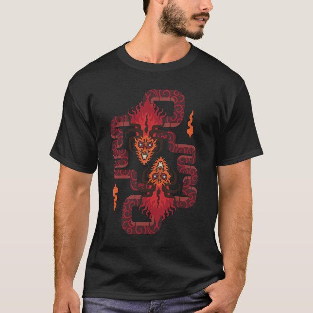 T-shirt Boucle de dragon (Devant)