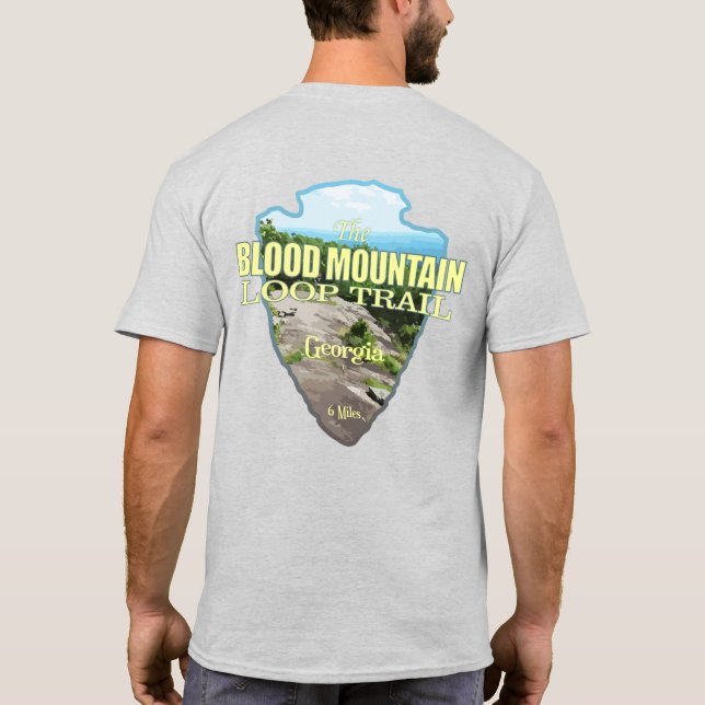 T-shirt Boucle de la montagne sanguine (flèche) (Dos)