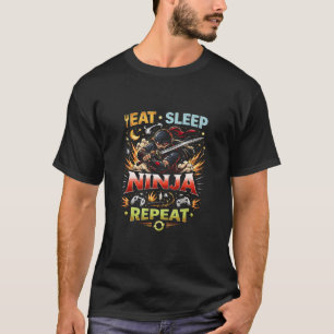T-shirt Boucle de vie de ninja