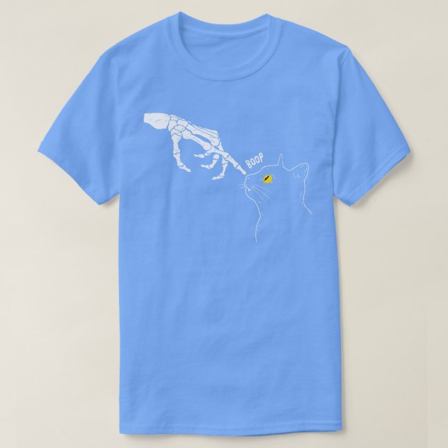 T-shirt Boucle Éffrayant Chat (Design devant)
