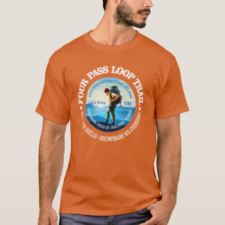 T-shirt Boucle ferroviaire C rétro Four Pass