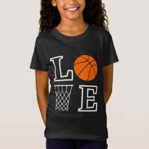 T-Shirt Boucles de basket-ball, Lecteur de basket-ball Cad