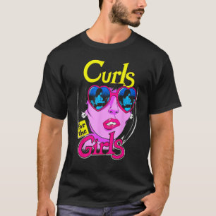 T-shirt Boucles Pour Les Filles Gym Poids Bodybuilding Con