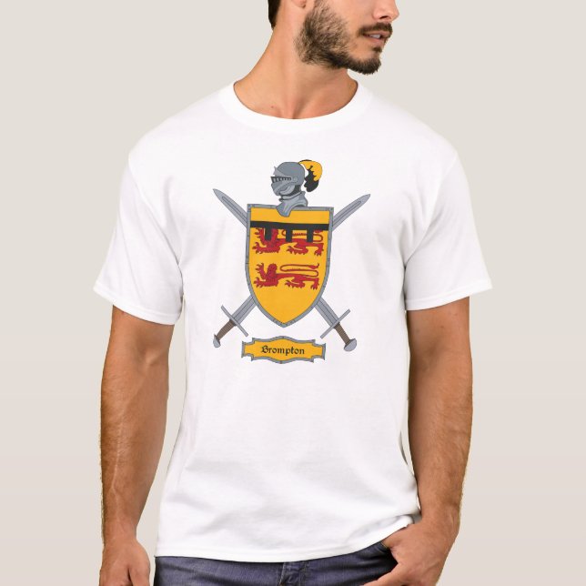T-shirt Bouclier 1 de Brompton (Devant)