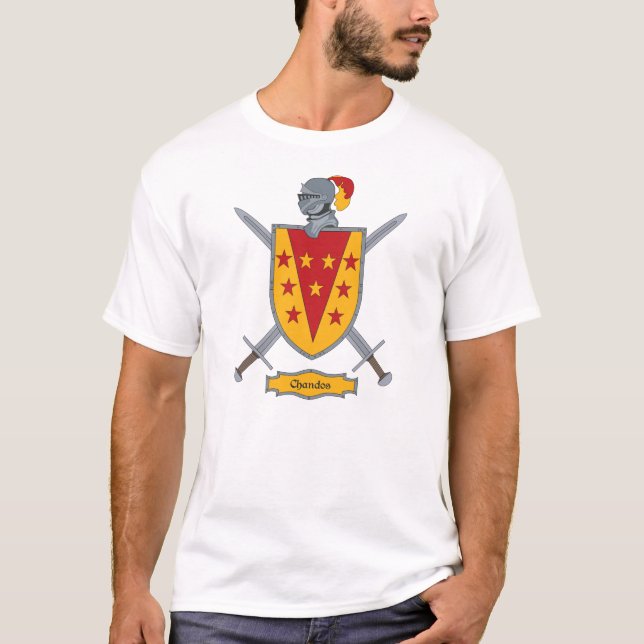 T-shirt Bouclier 1 de Chandos (Devant)