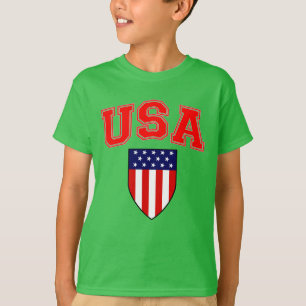 T-shirt Bouclier américain patriotique