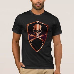 T-shirt bouclier de crâne