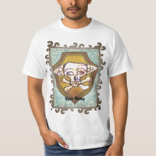 T-shirt Bouclier de crâne Dem Bones