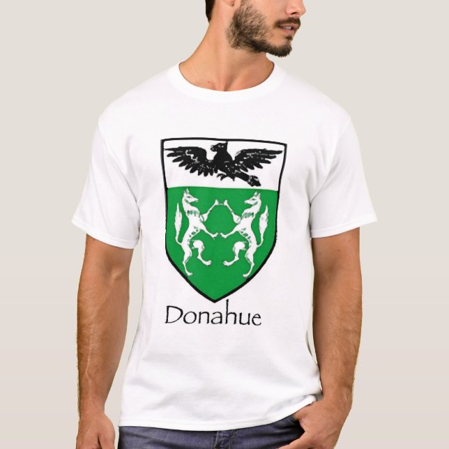 T-shirt Bouclier de famille de Donahue (Devant)