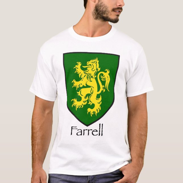 T-shirt Bouclier de famille de Farrell (Devant)
