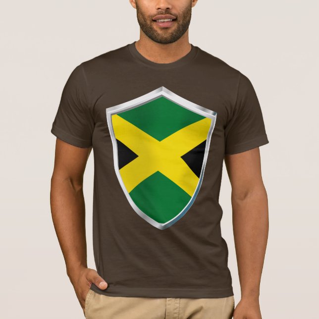 T-shirt Bouclier de Jamaïque (Devant)