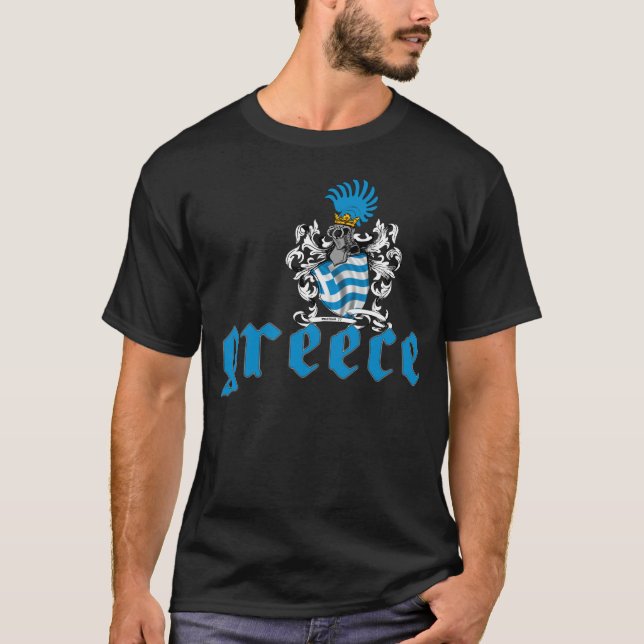 T-shirt Bouclier de la Grèce (Devant)