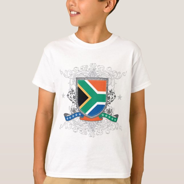 T-shirt Bouclier de l'Afrique du Sud (Devant)