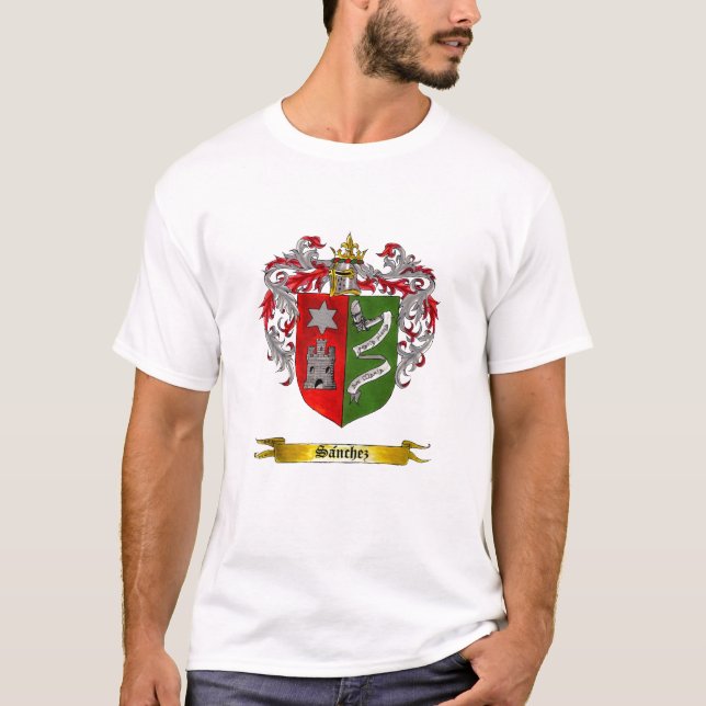 T-shirt Bouclier de Sanchez des bras (castillans) (Devant)