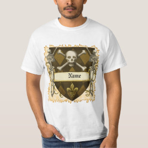 T-shirt Bouclier de squelette