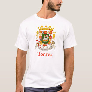 T-shirt Bouclier de Torres de Porto Rico