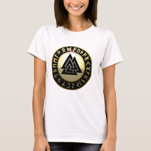 T-shirt Bouclier de Valknut Rune
