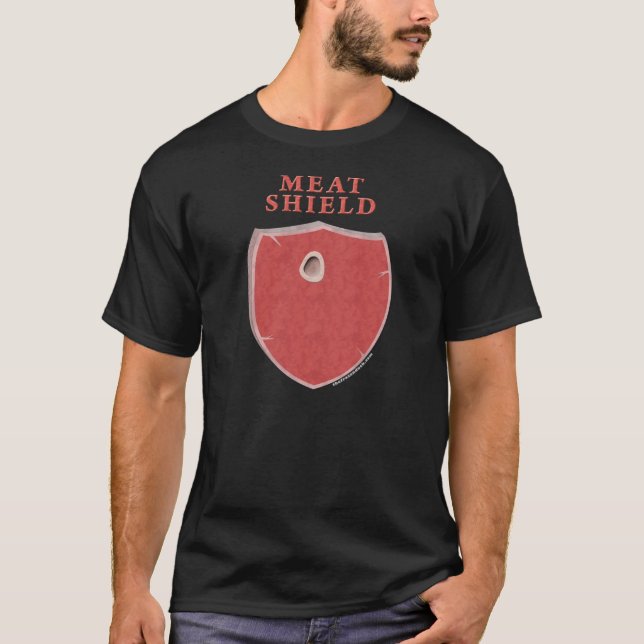 T-shirt Bouclier de viande (Devant)