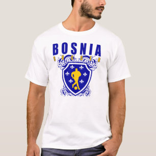 T-shirt Bouclier du football de la Bosnie