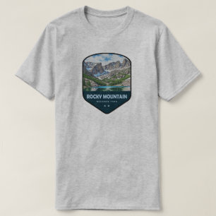 T-shirt Bouclier du parc national de Rocky Mountain