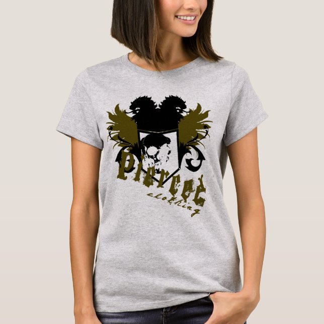 T-shirt Bouclier et anges (Devant)