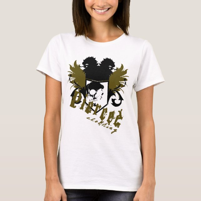 T-shirt Bouclier et anges (Devant)