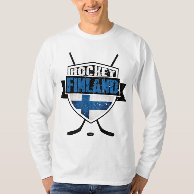 T-shirt Bouclier finlandais de hockey Suomi Tee (Devant)