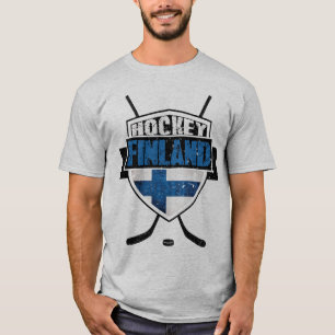 T-shirt Bouclier finlandais de hockey sur glace Suomi Tee