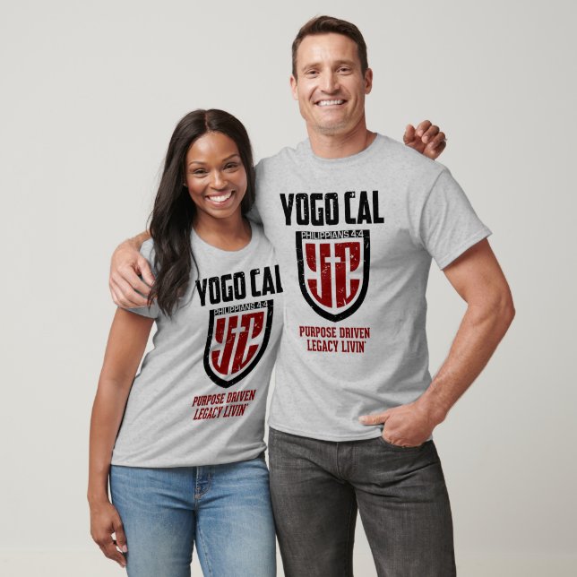 T-shirt Bouclier fort YCal masculin (Unisexe)