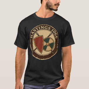 T-shirt Bouclier héraldique Hastings 1066 Emblème