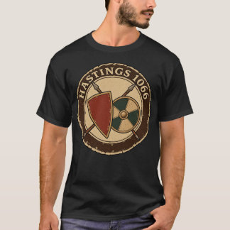 T-shirt Bouclier héraldique Hastings 1066 Emblème