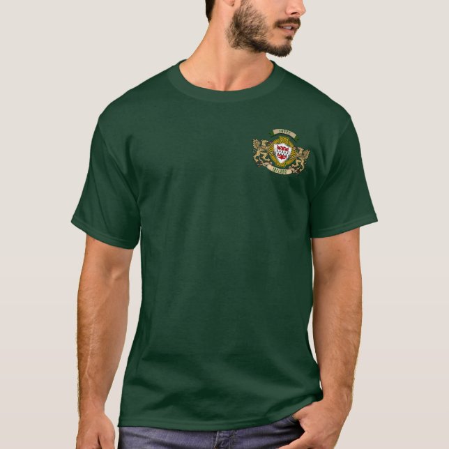 T-shirt Bouclier irlandais de Joyce & Griffins Personnalis (Devant)