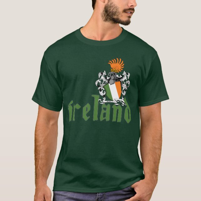 T-shirt Bouclier Irlande (Devant)