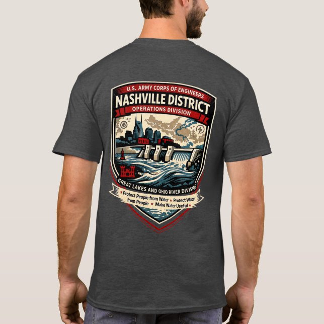 T-shirt Bouclier LRN OPX (Dos)