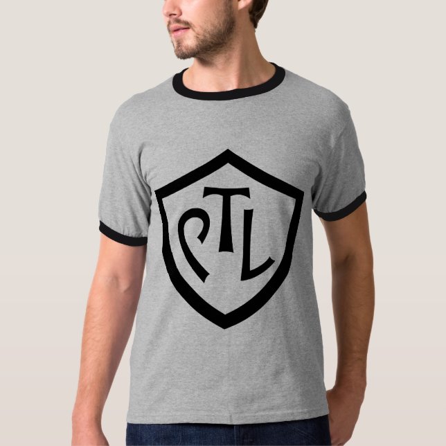 T-shirt Bouclier mormon de CTL (comme le CTR) (Devant)