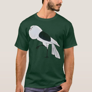 T-shirt Bouclier noir Bouclier Voorburg Pigeon