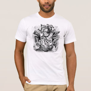 T-shirt Bouclier noir Lion Tourbillonnant