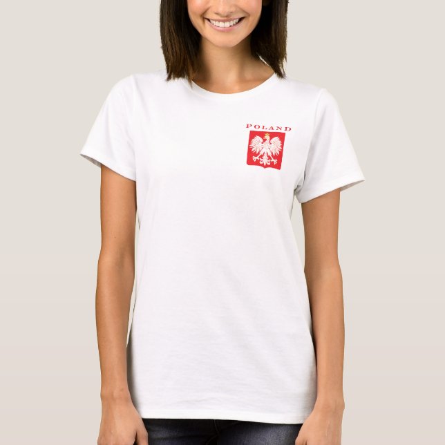 T-shirt Bouclier rouge aigle polonais (Devant)
