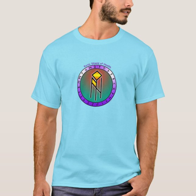 T-shirt Bouclier Runique de Santé Universelle (Devant)