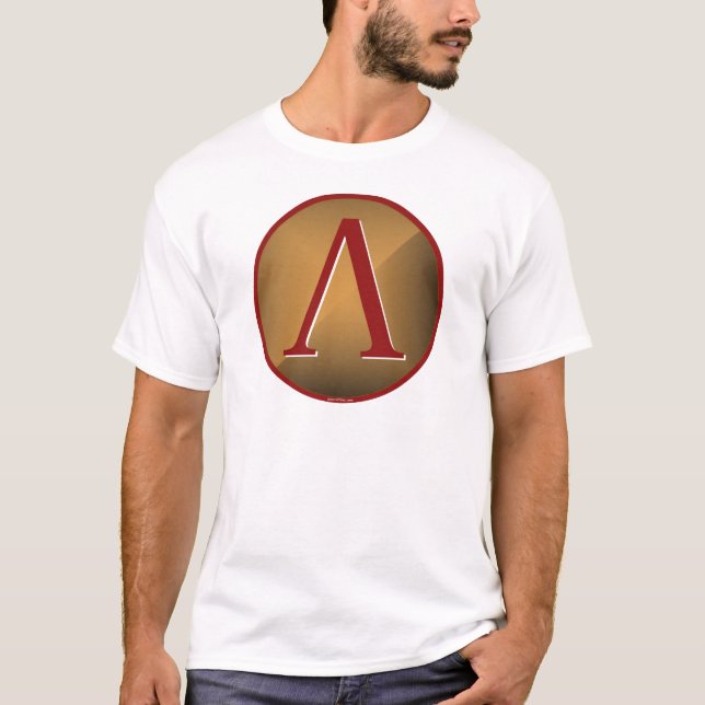 T-shirt Bouclier spartiate de lambda (Devant)
