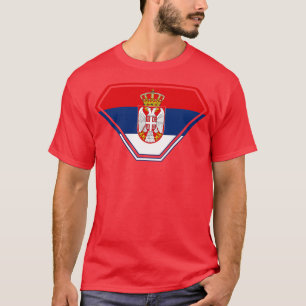 T-shirt Bouclier super-puissant Serbie
