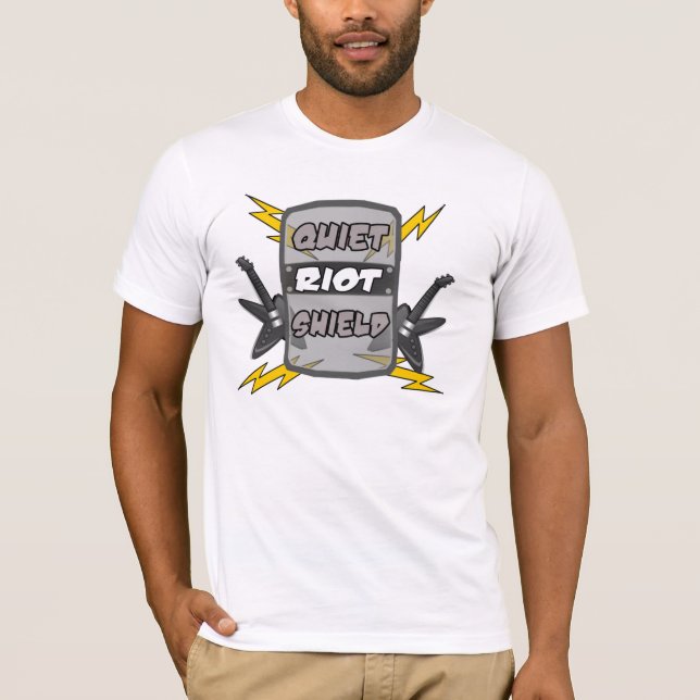 T-shirt Bouclier tranquille d'émeute (Devant)