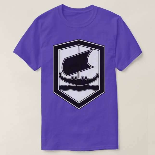 T-shirt Bouclier viking (Design devant)