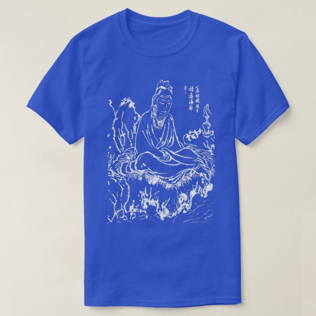 T-shirt Bouddha Avalokiteshvara Déesse De Mercy Zen Art Me (Design devant)