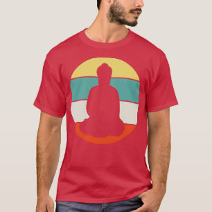 T-shirt Bouddha Bouddhisme Méditation Rétro