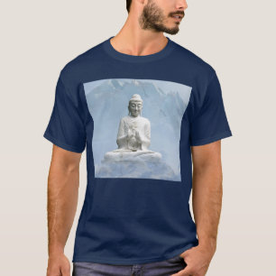 T-shirt Bouddha dans les montagnes au-dessus des nuages