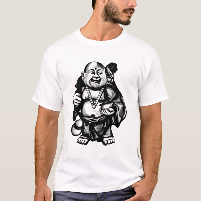 T-shirt Bouddha debout (Devant)