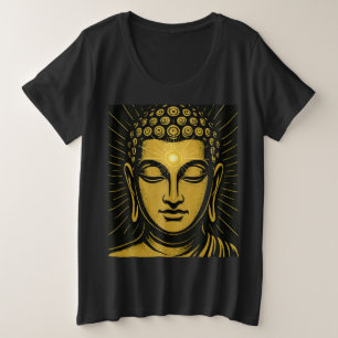 T-shirt Bouddha d'or Éveil spirituel