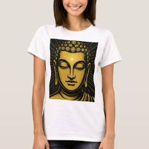 T-shirt Bouddha d'or   Éveil spirituel